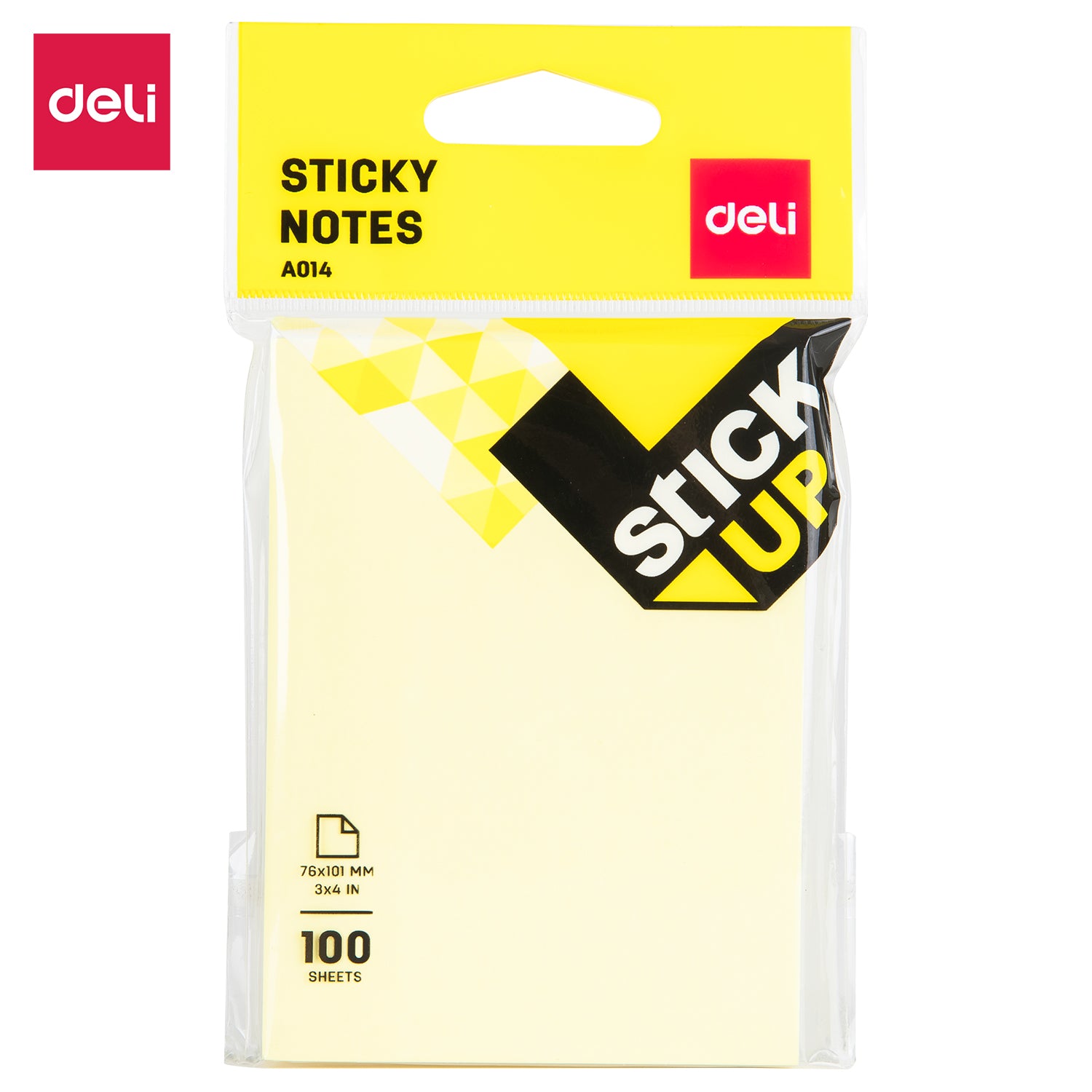 Deli Stationery-     Sticky note 3in *4in Asst (SKU: EA01402)