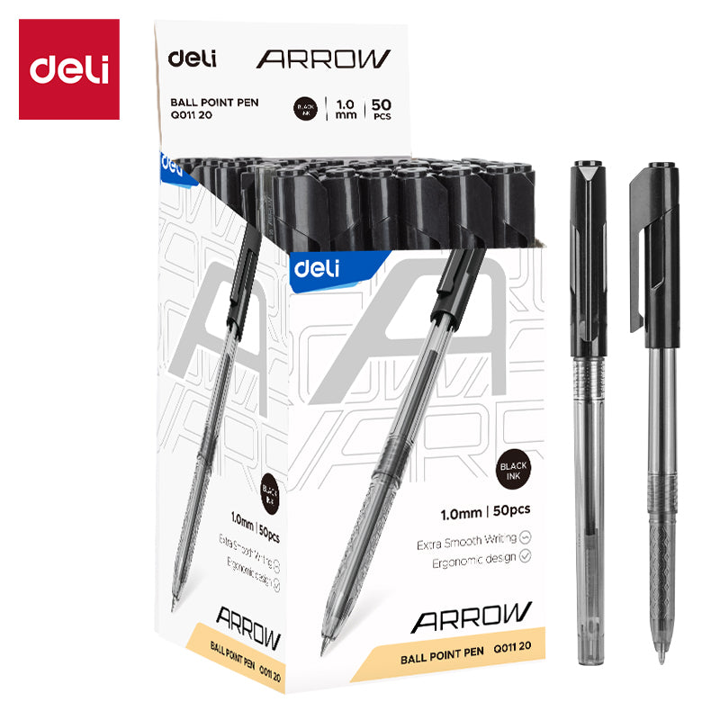 Deli Stationery-   Ball Point Pen Bullet tip 1.0mm (SKU: EQ01120)