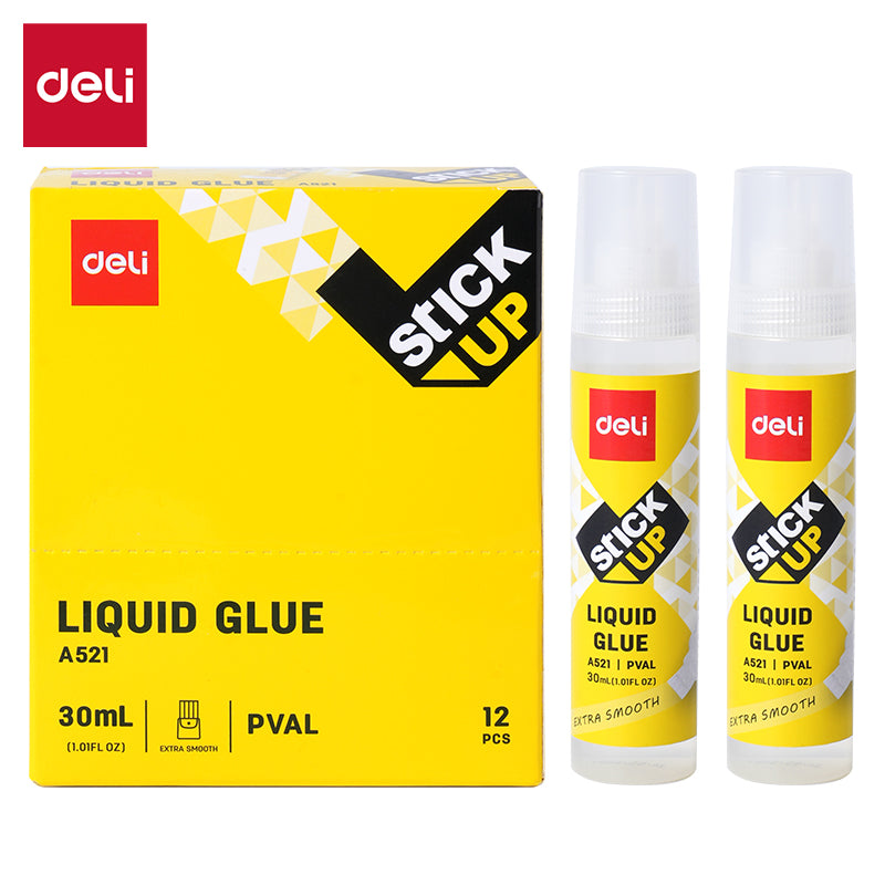 Deli Stationery-       Liquid Glue #30ml #YELLOW (SKU: EA521)