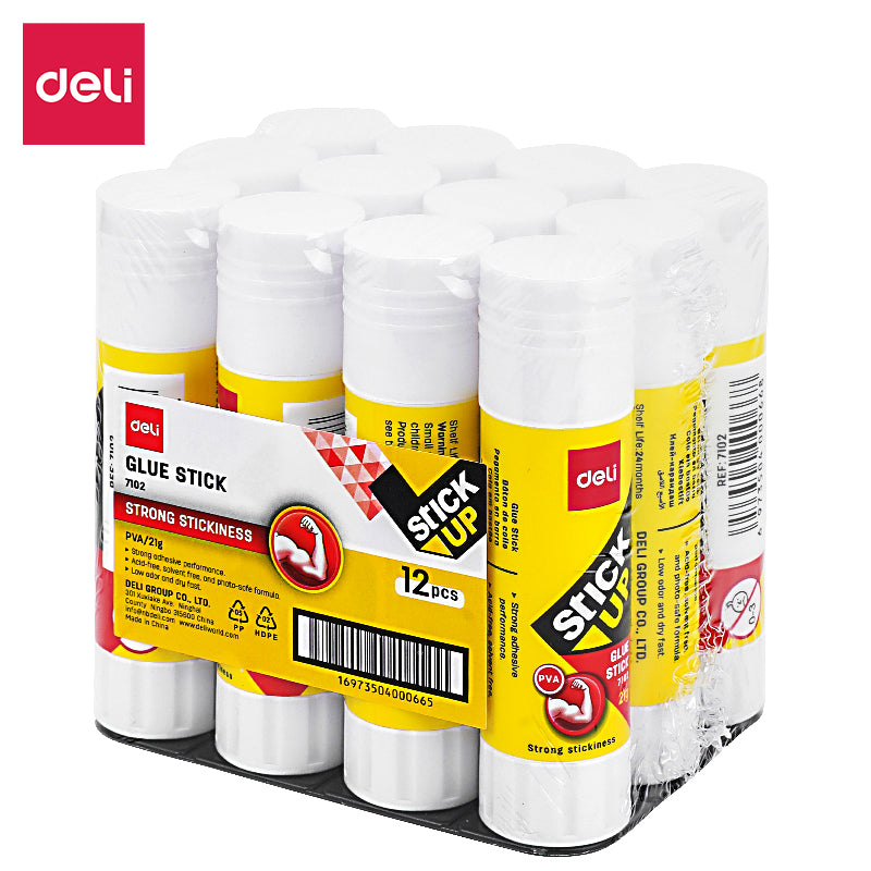 Deli Stationery-      Glue Stick # 36g # WHITE (SKU: E7103)