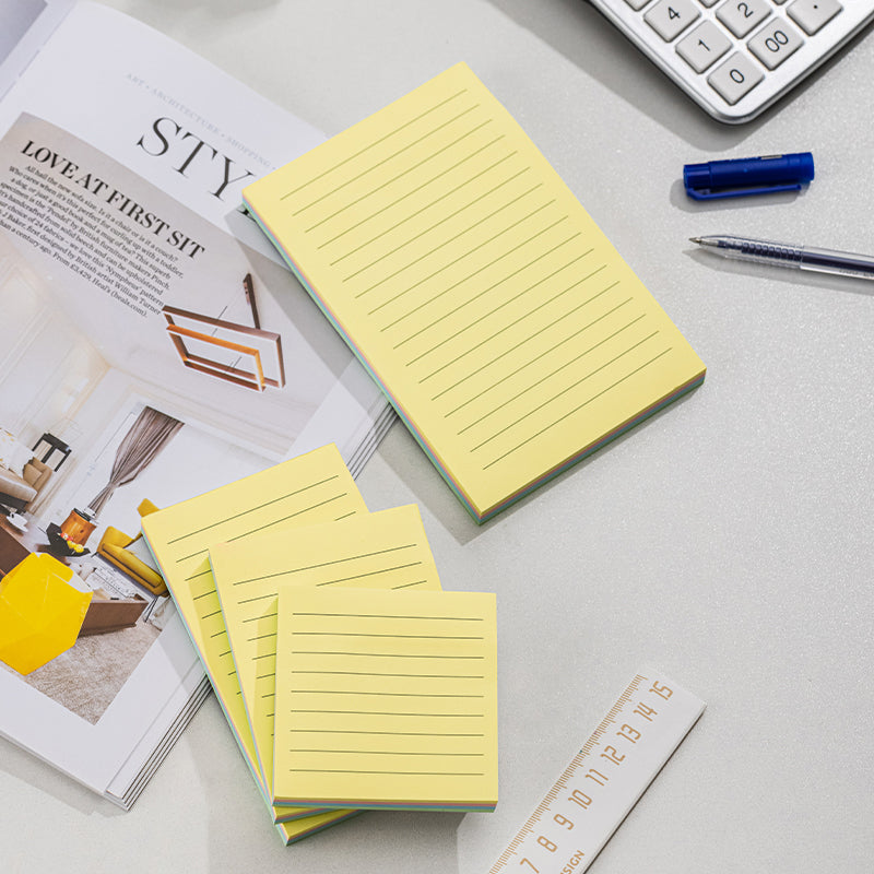 Deli Stationery-     Sticky Note 101x152(mm),4*6IN,4*25sheets (SKU: eA048)