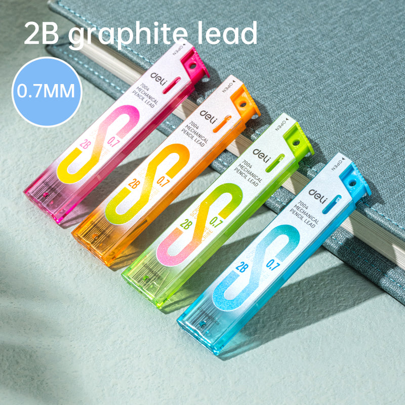 Deli Stationery-     Mechanical Pencil Lead(Assorted)(Pcs) (SKU: E7004)