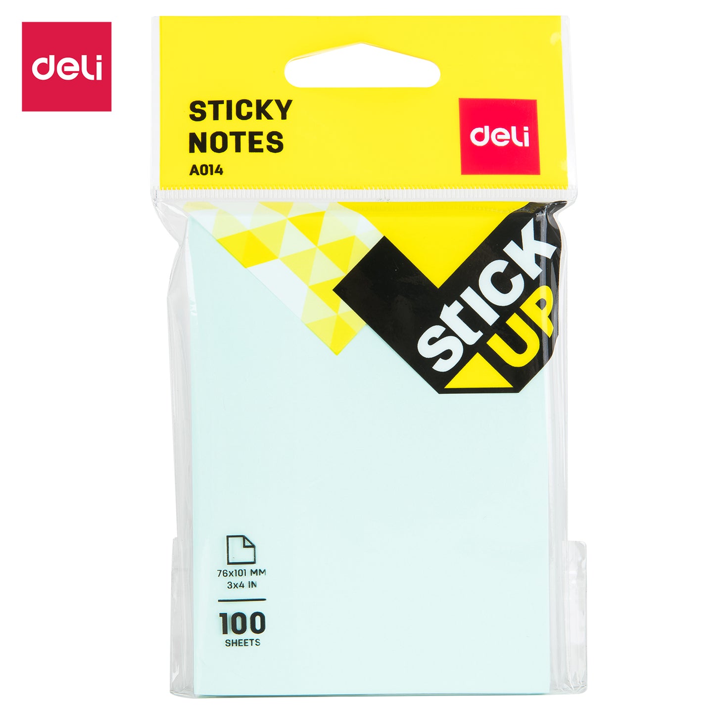 Deli Stationery-     Sticky note 3in *4in Asst (SKU: EA01402)