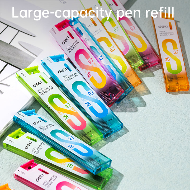 Deli Stationery-     Mechanical Pencil Lead(Assorted)(Pcs) (SKU: E7004)