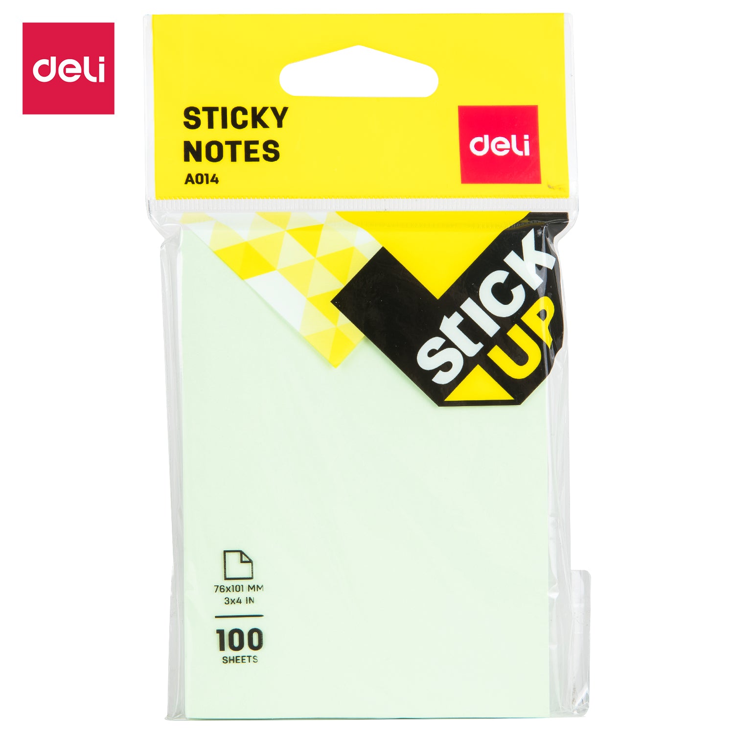 Deli Stationery-     Sticky note 3in *4in Asst (SKU: EA01402)