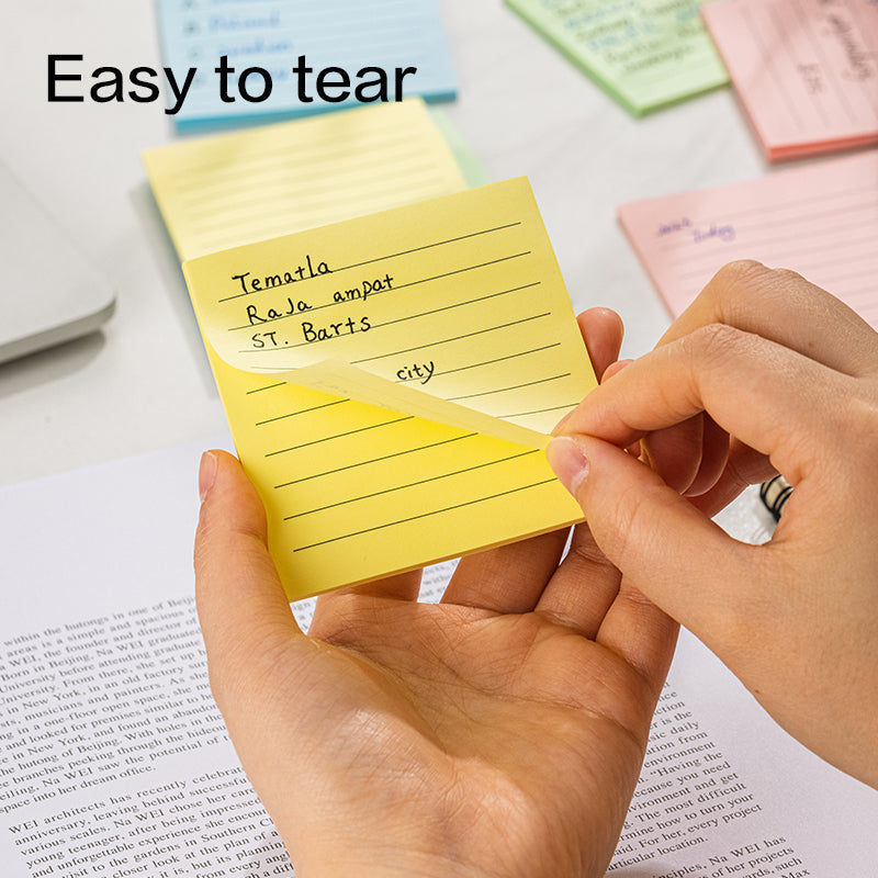 Deli Stationery-     Sticky Note 101x152(mm),4*6IN,4*25sheets (SKU: eA048)