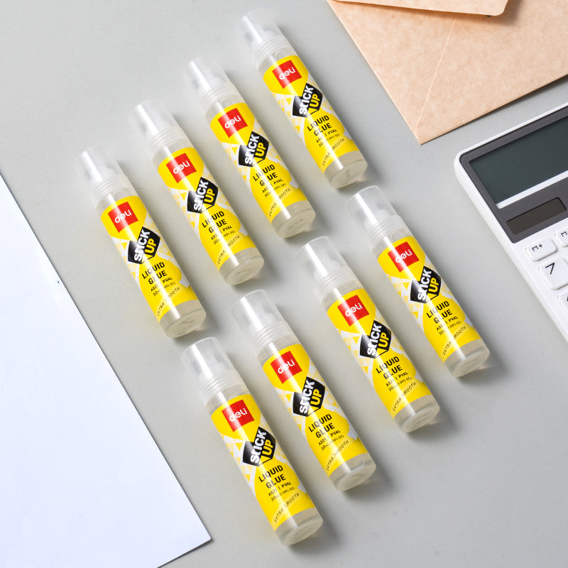 Deli Stationery-       Liquid Glue #30ml #YELLOW (SKU: EA521)