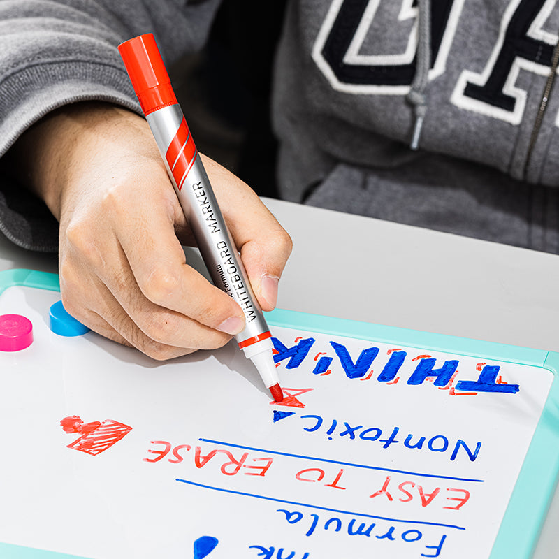 Deli Stationery-     Dry Erase Marker Bullet 2.0mm Red (SKU: EU00140)
