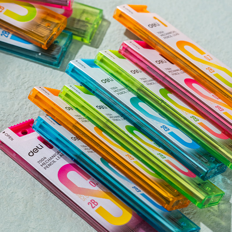 Deli Stationery-     Mechanical Pencil Lead(Assorted)(Pcs) (SKU: E7004)