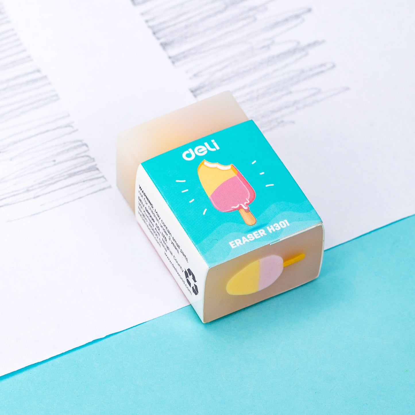 Deli Stationery-      Eraser (asst) (SKU: EH301)