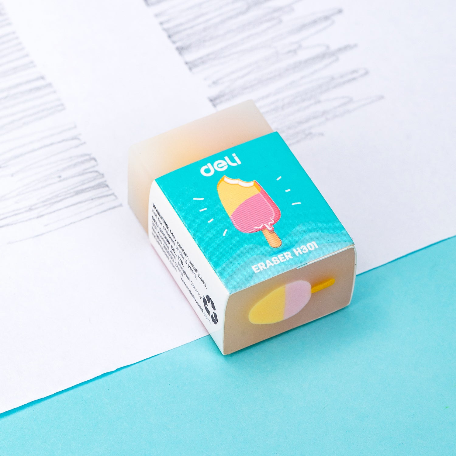 Deli Stationery-      Eraser (asst) (SKU: EH301)