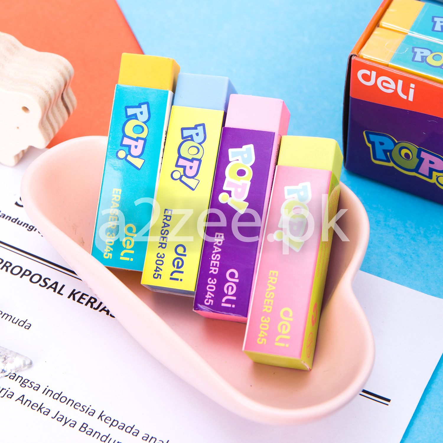 Deli Stationery - School Eraser - 36 Per Box (SKU: E3045)