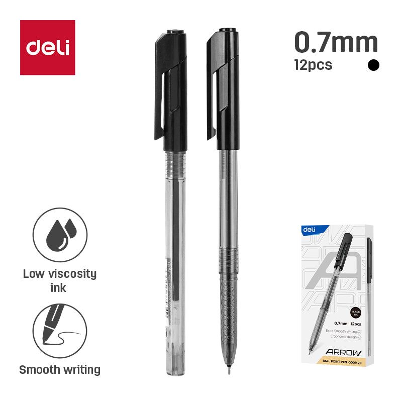 Deli Stationery-     Ball Point Pen Mini tip 0.7mm (SKU: EQ00920)