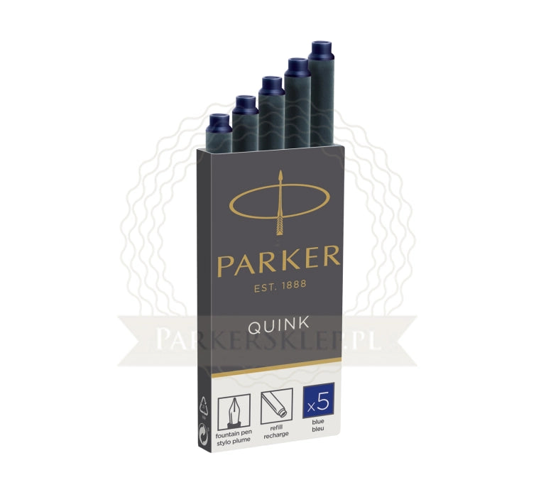 Parker Stationery-	 PK INK CART BLUE BOX 5 FR (SKU: 1950384)