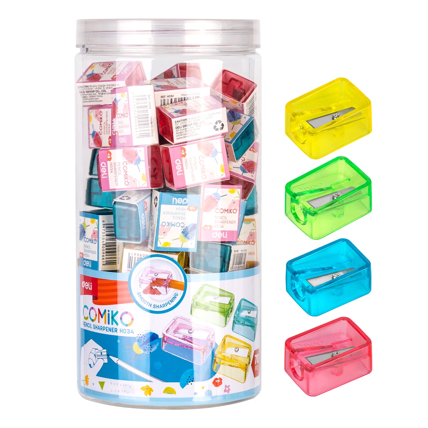 Deli Stationery-     Pencil Sharpener (SKU: EH034)