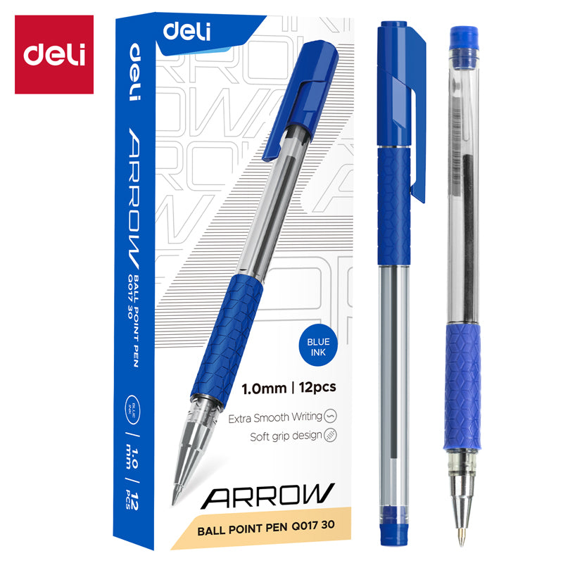 Deli Stationery-     Ball Point Pen Bullet tip1.0mm (SKU: EQ01730)