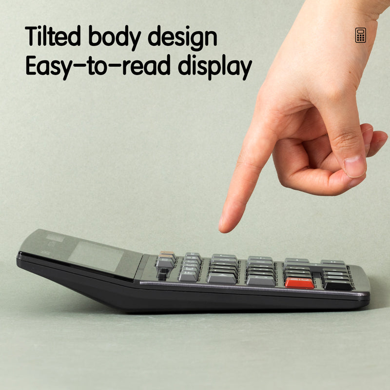 Deli Stationery-     Calculator(Black)(Pcs) (SKU: E1672)