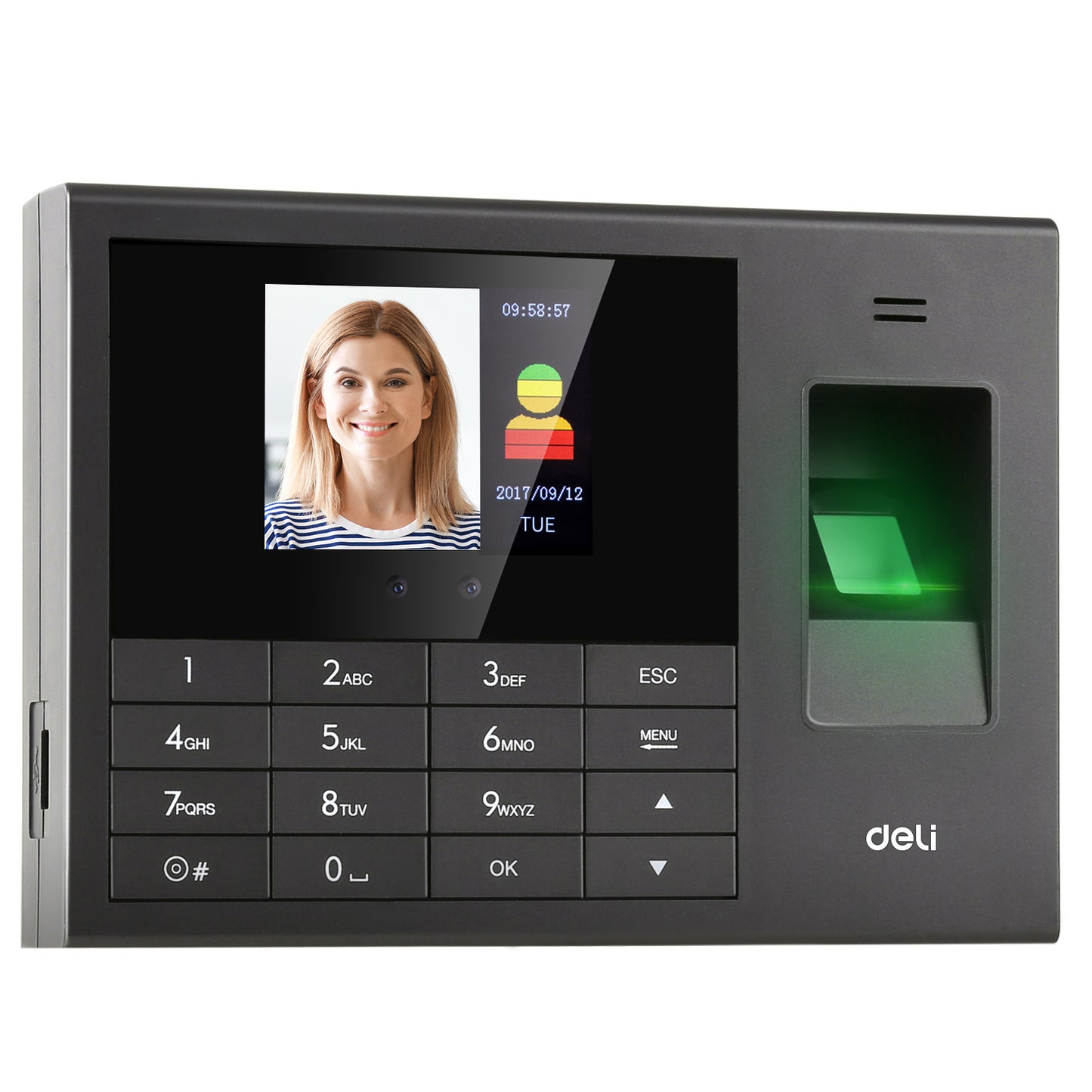 Deli Stationery-         Face Recognition Attendance Machine (SKU: E3765)