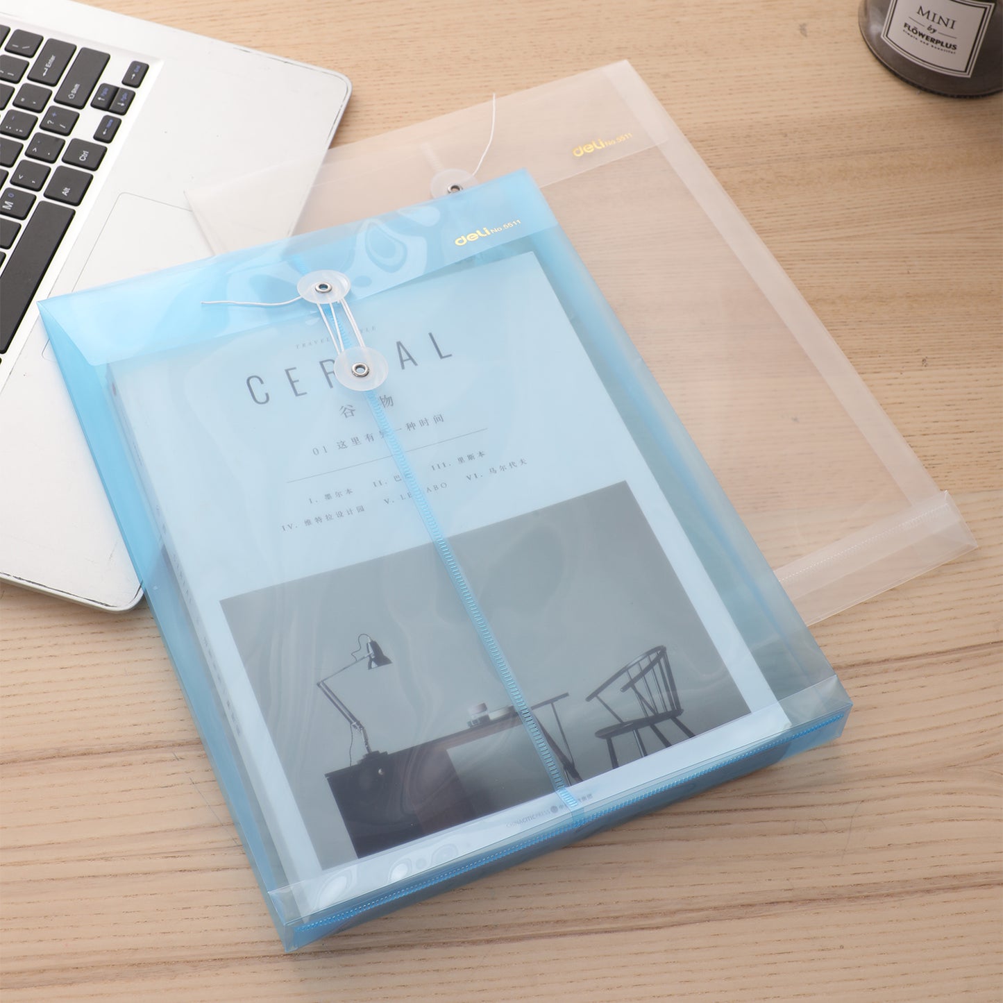 Deli Stationery-    FILE BAG A4 (SKU: E5511)