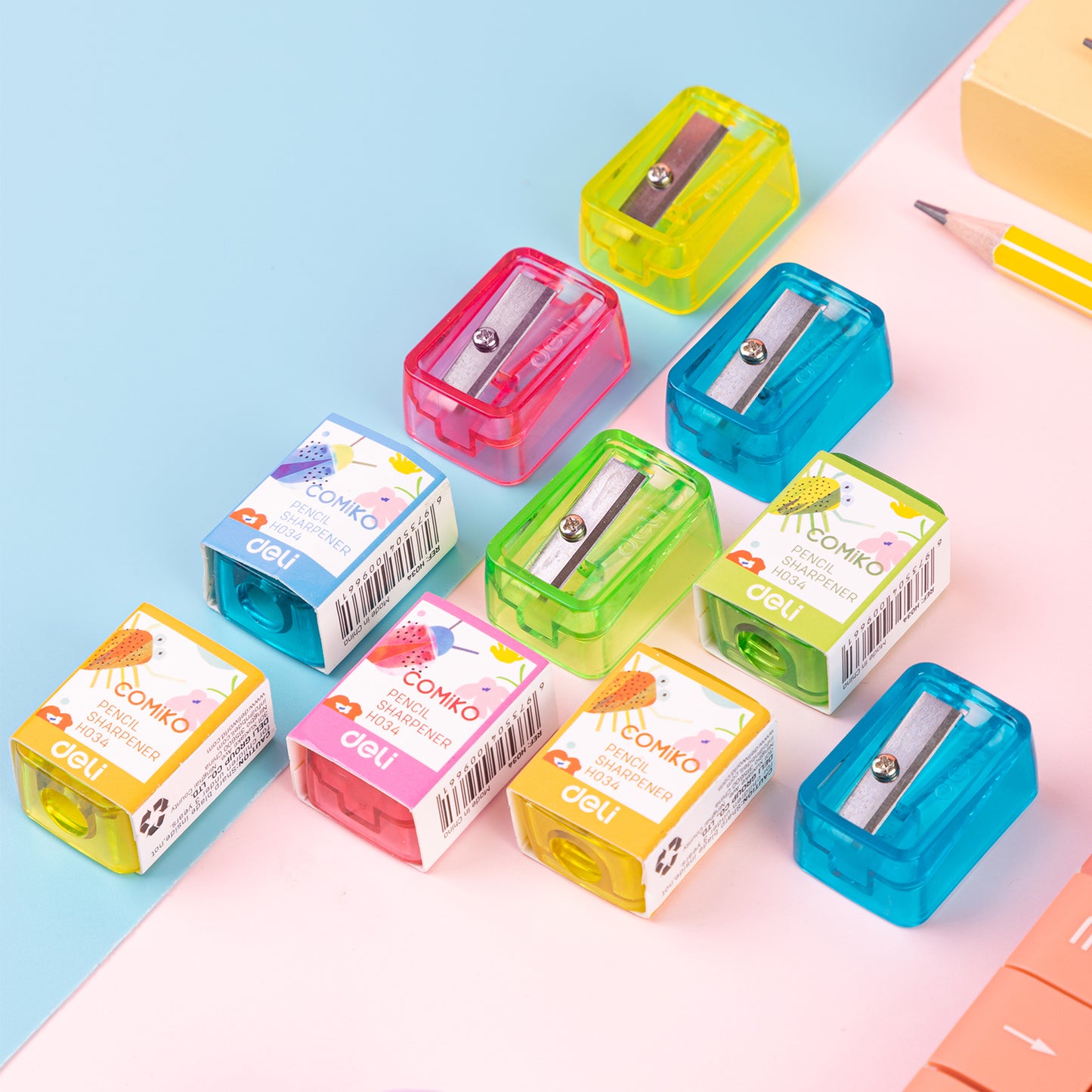 Deli Stationery-     Pencil Sharpener (SKU: EH034)