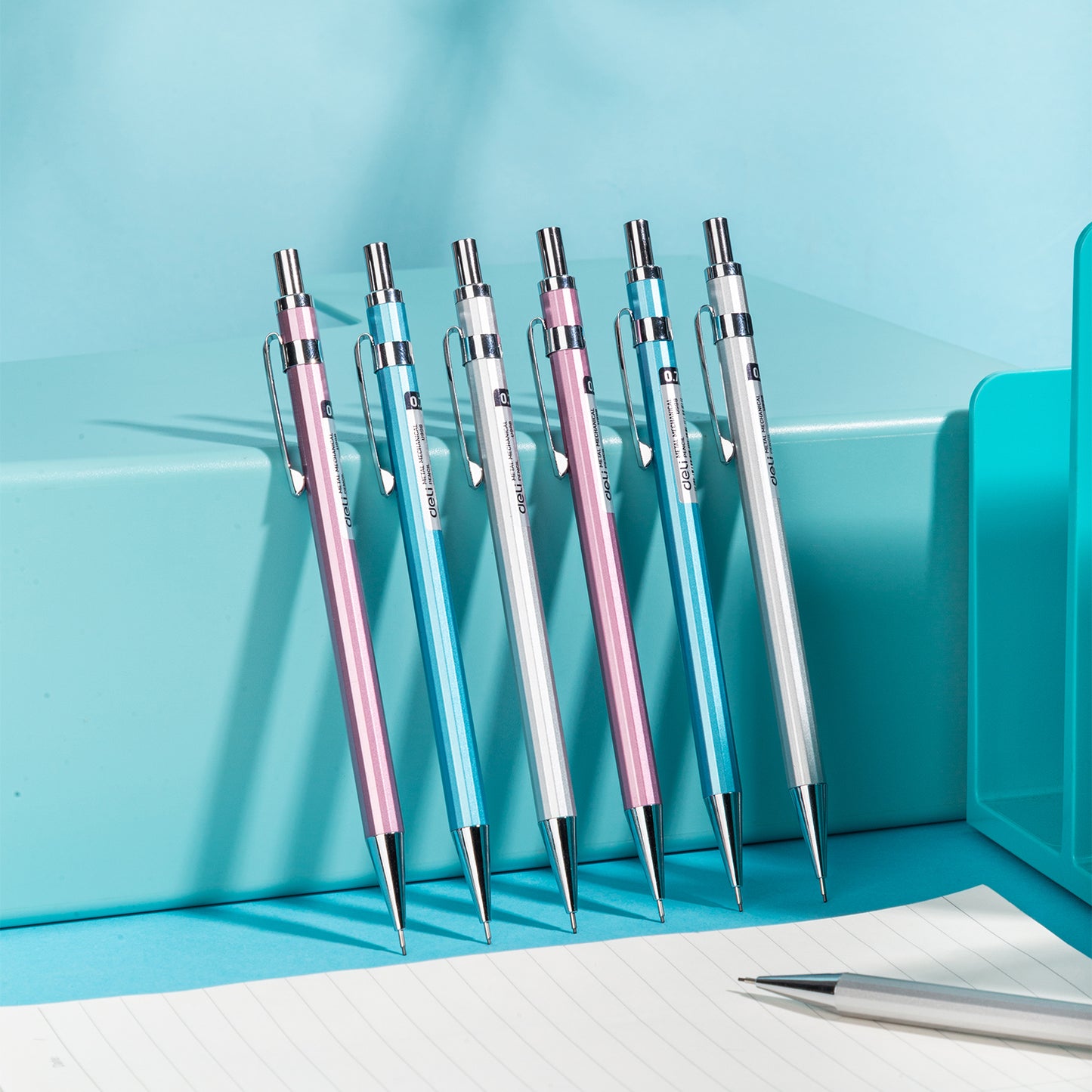 Deli Stationery-    Metal Mechanical Pencil (SKU: EU998)