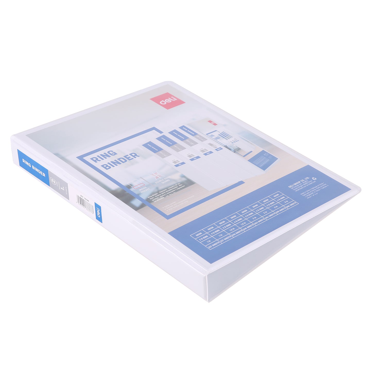 Deli Stationery-     Ring Binder A4-1" 2D (SKU: E5610N)