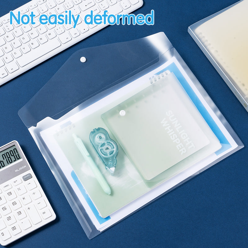 Deli Stationery-      FC-File Bag #FC #TRANSPARENT (SKU: EF706)