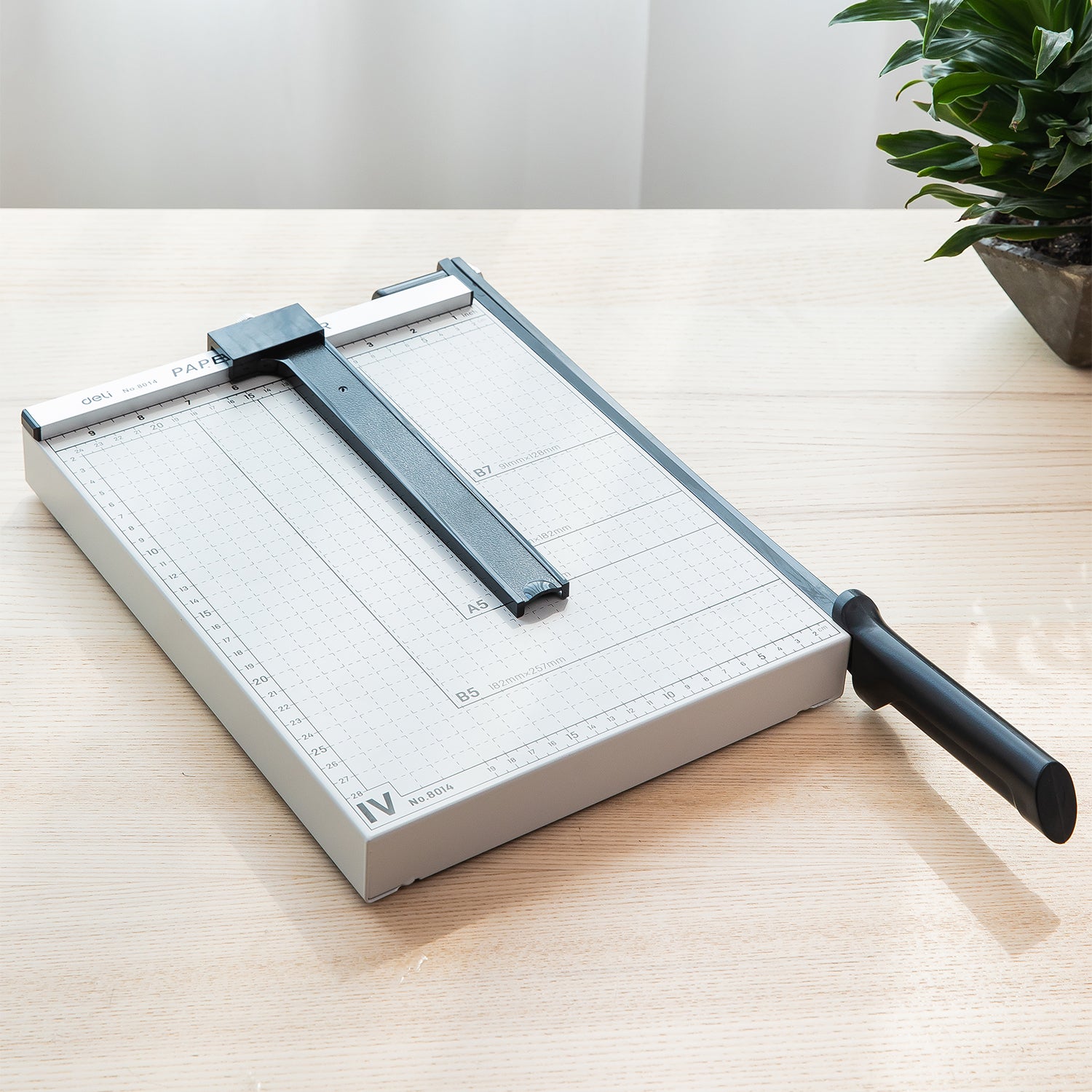 Deli Stationery-     Paper Trimmer 12"*10"(Tephrosious)(Pcs) (SKU: E8014)