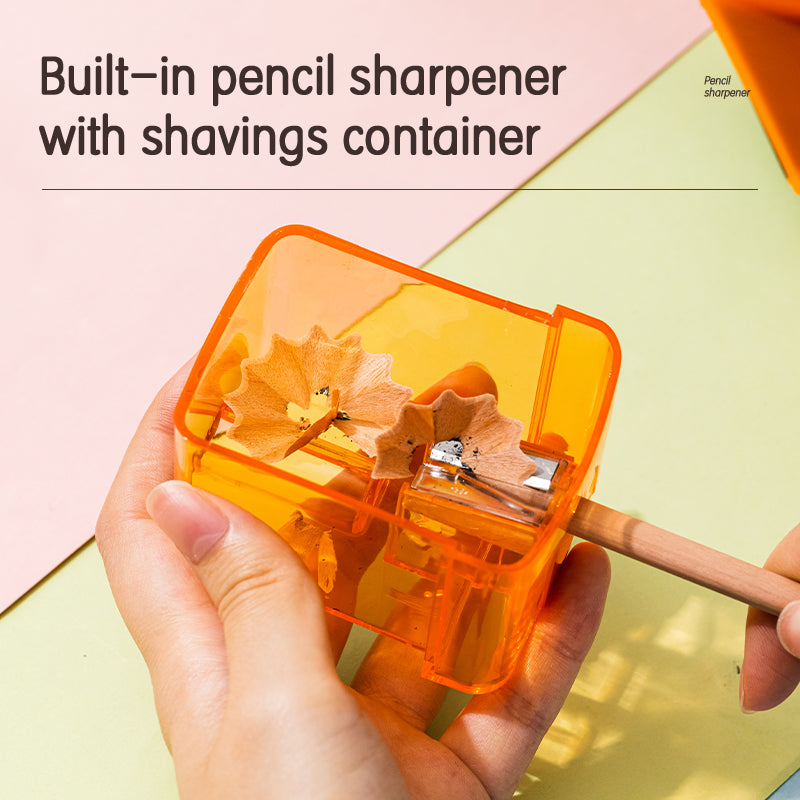 Deli Stationery-   Rotary Pencil Sharpener(Assorted)(Pcs) (SKU: E0635)