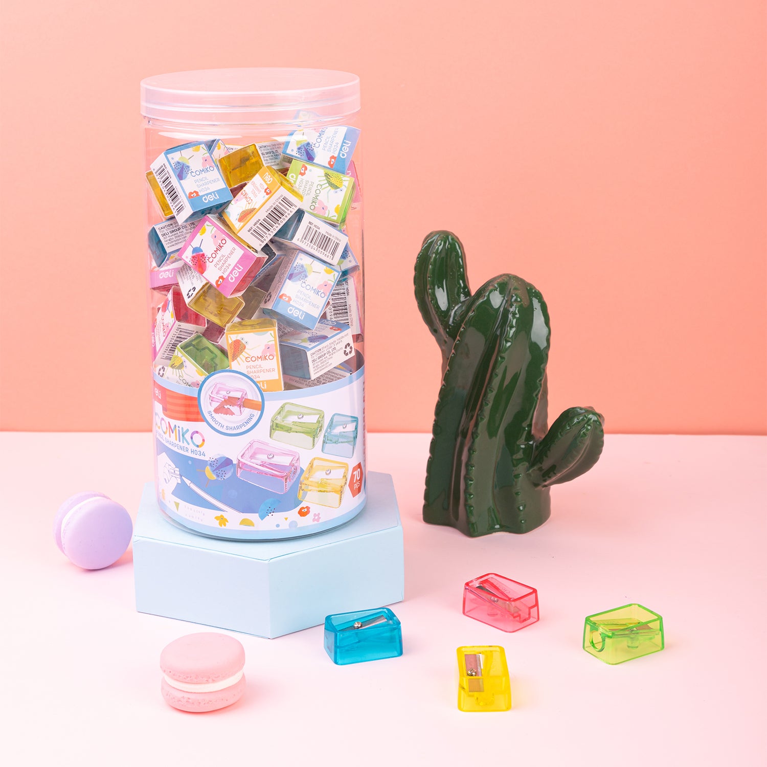 Deli Stationery-     Pencil Sharpener (SKU: EH034)