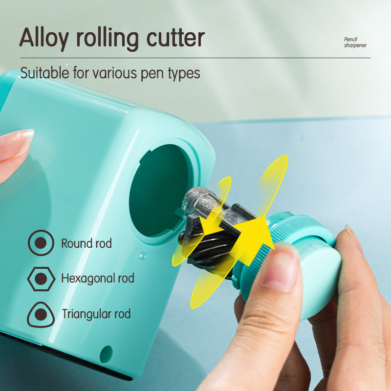 Deli Stationery-   Rotary Pencil Sharpener(Assorted)(Pcs) (SKU: E0635)
