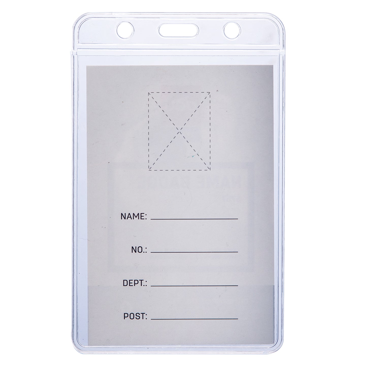 Deli Stationery-     Name Badge & Lanyard Inner core size 95 * 68 MM (SKU: E5757)