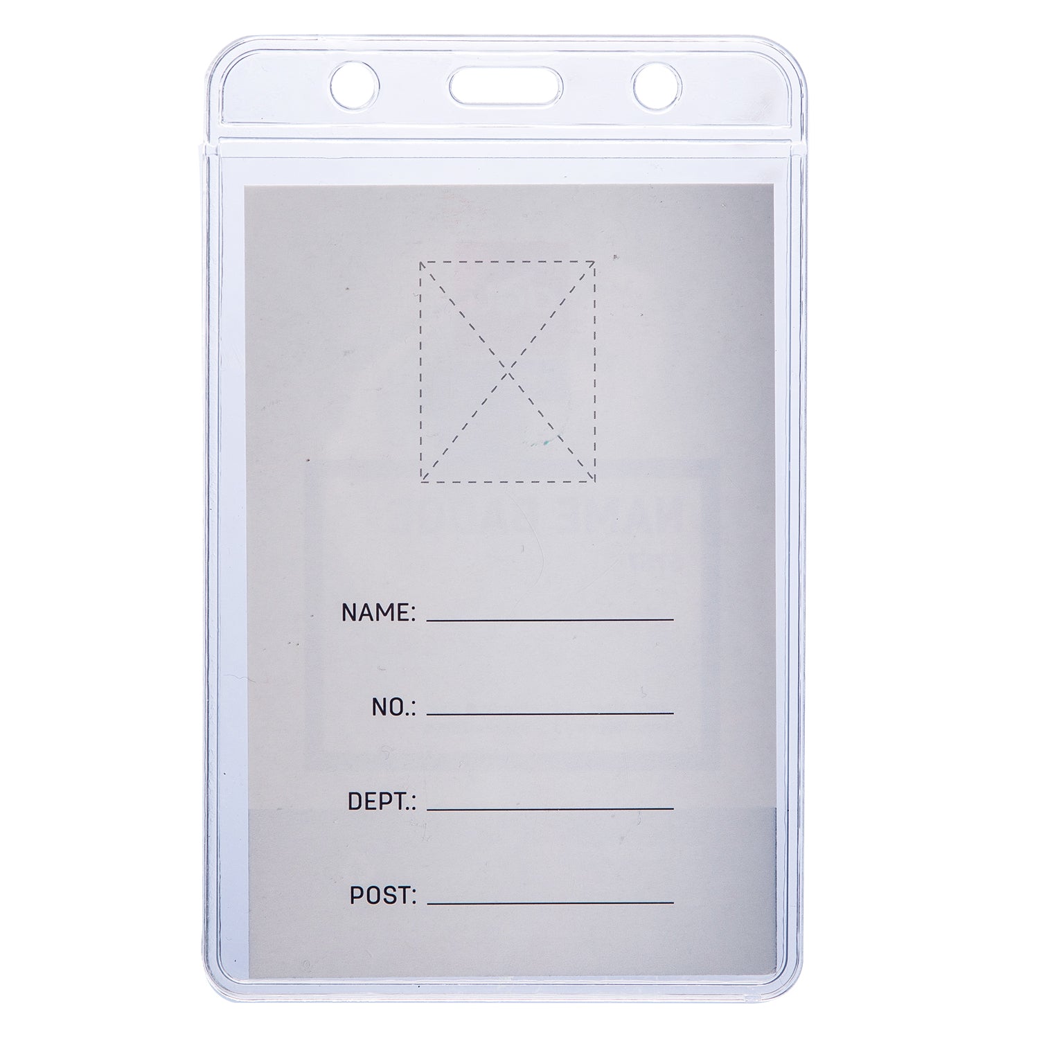 Deli Stationery-     Name Badge & Lanyard Inner core size 95 * 68 MM (SKU: E5757)