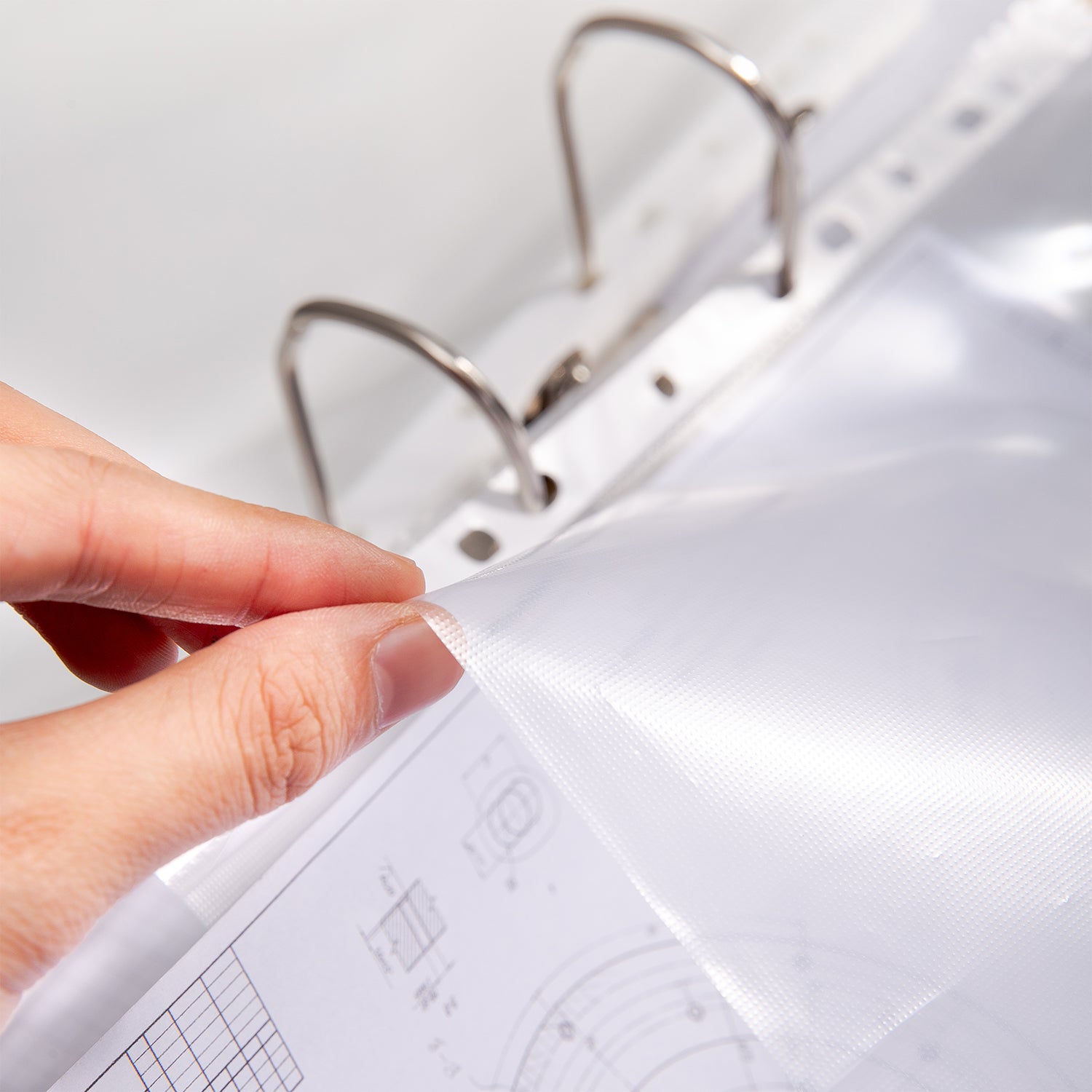 Deli Stationery-     11-Hole Sheet Protector(Clear)(Pcs) (SKU: E5710)