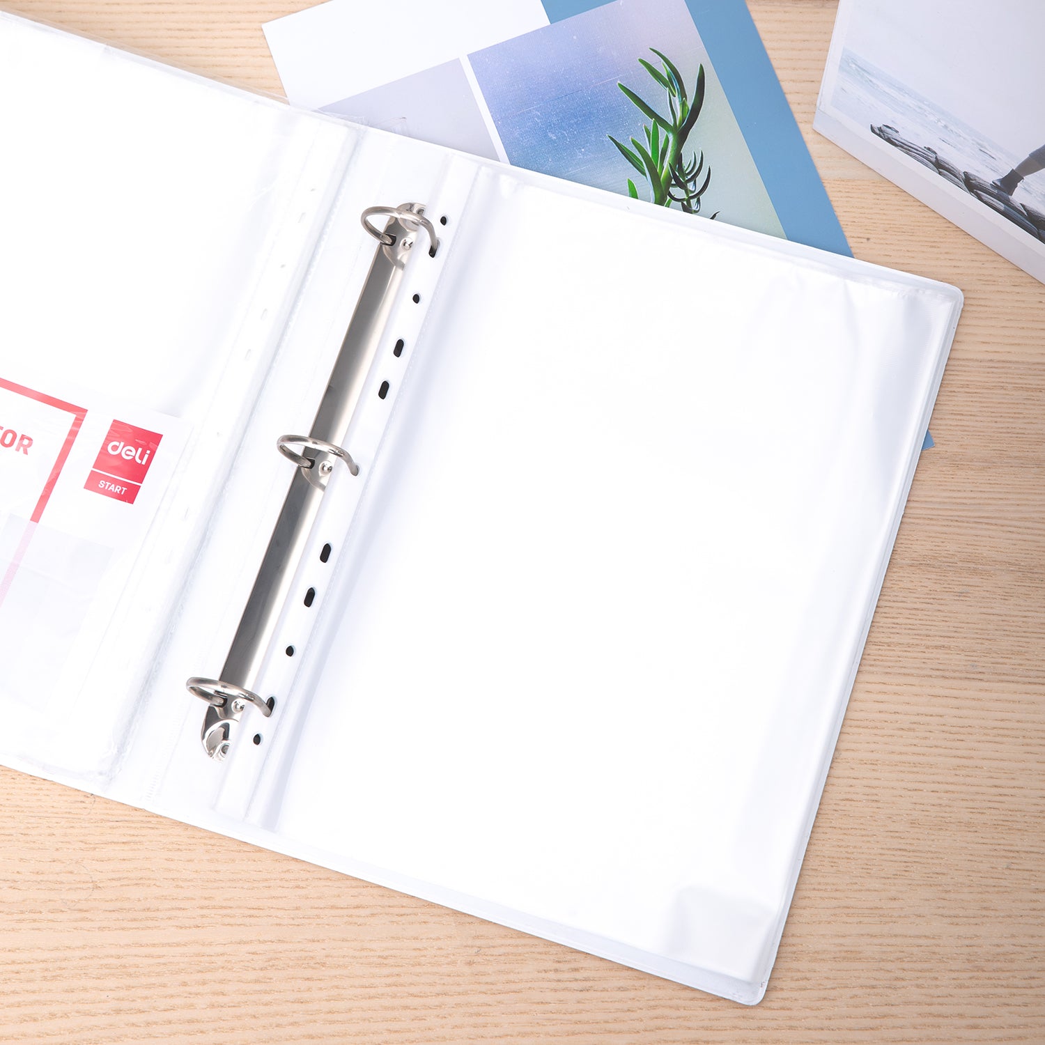 Deli Stiationery-     Sheet Protector A4 TRASNPERENT (SKU: EF20302)
