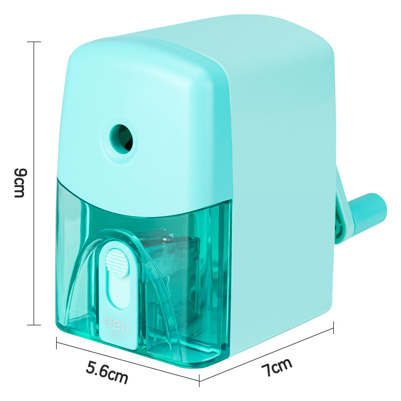 Deli Stationery-   Rotary Pencil Sharpener(Assorted)(Pcs) (SKU: E0635)