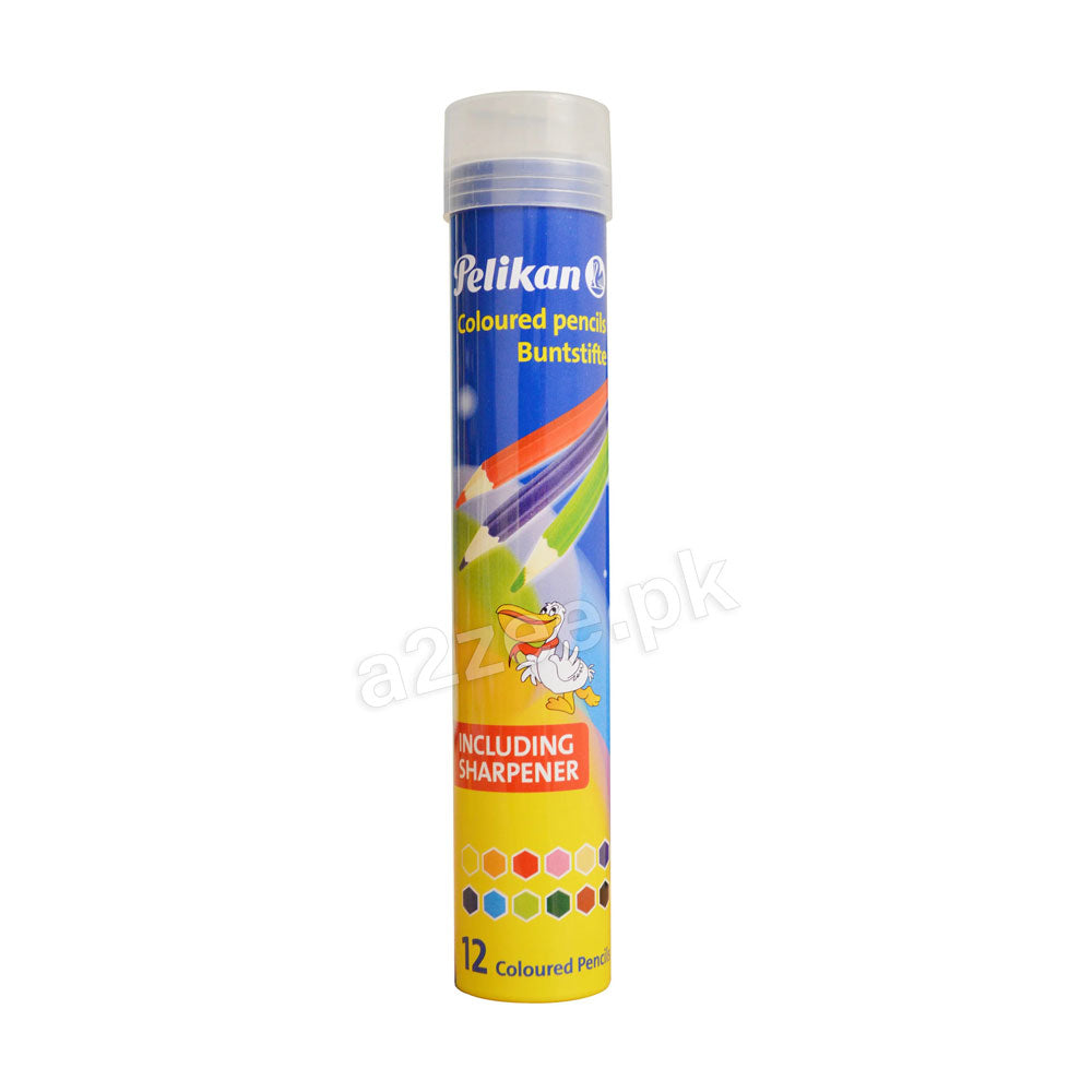 Pelikan Stationery - Color Pencils Cylinder Box with Sharpener (SKU: 724054)