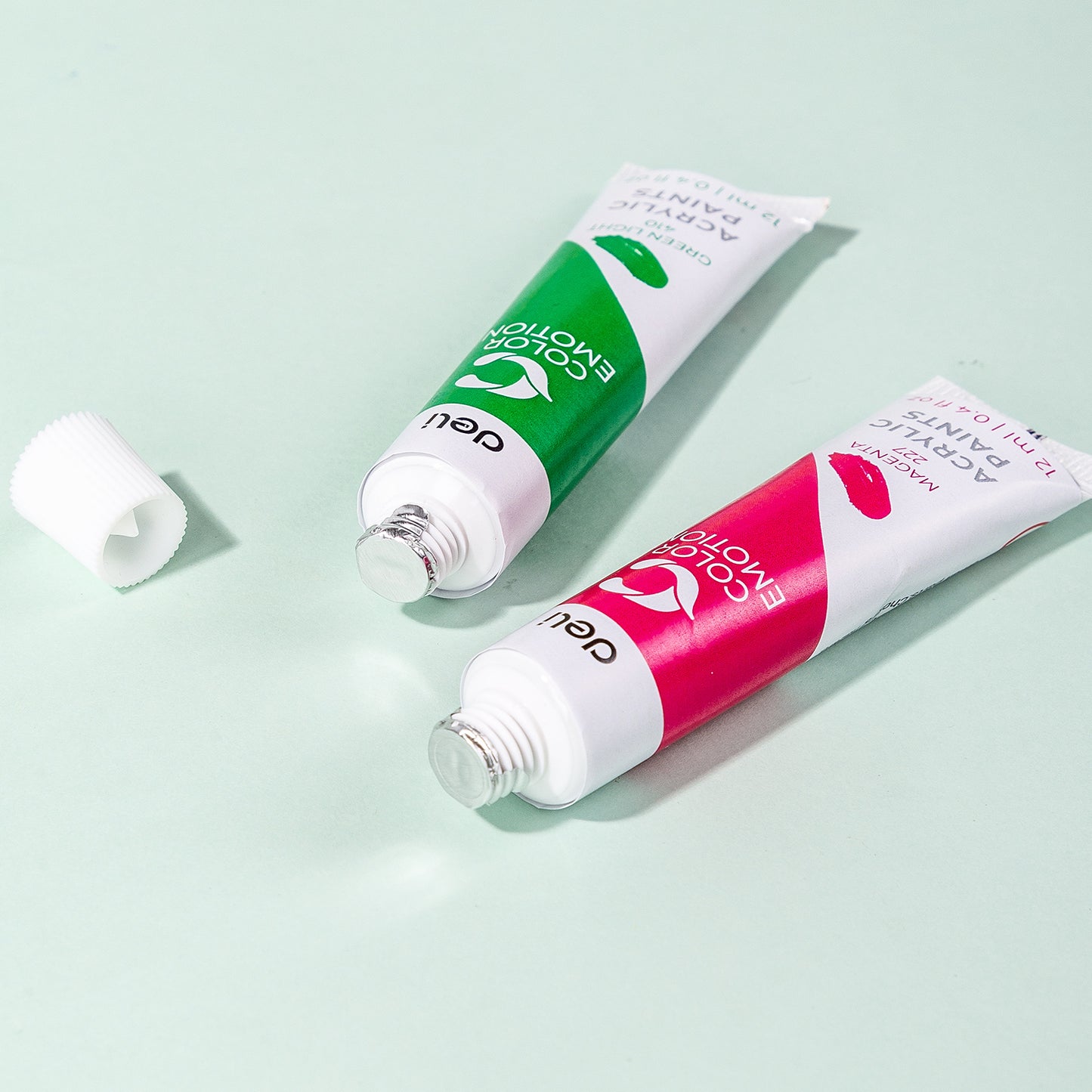 Deli Stationery - Acrylic Colors 12   (SKU: EC12-12)