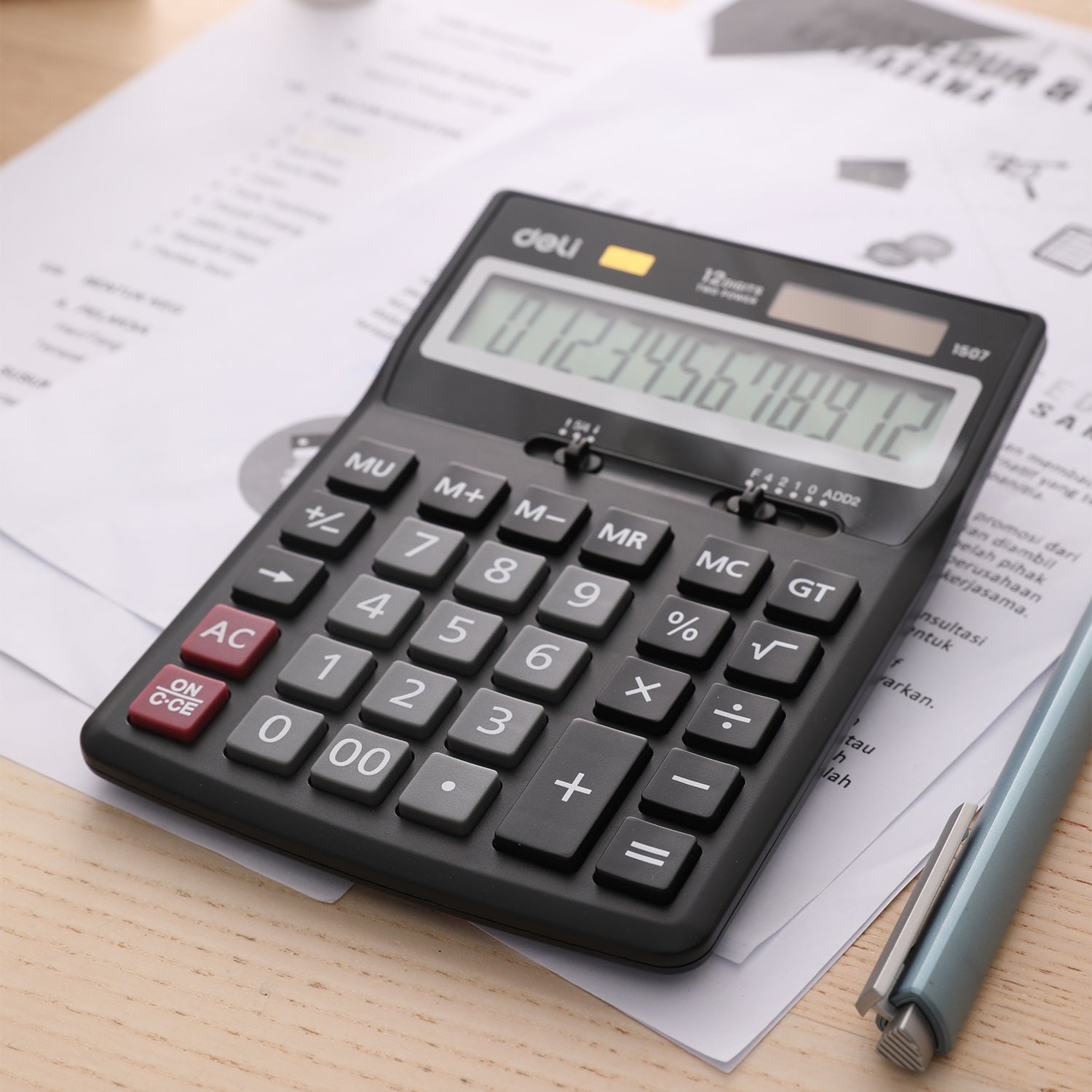 E1507 Calculator (Grey)(Pcs)