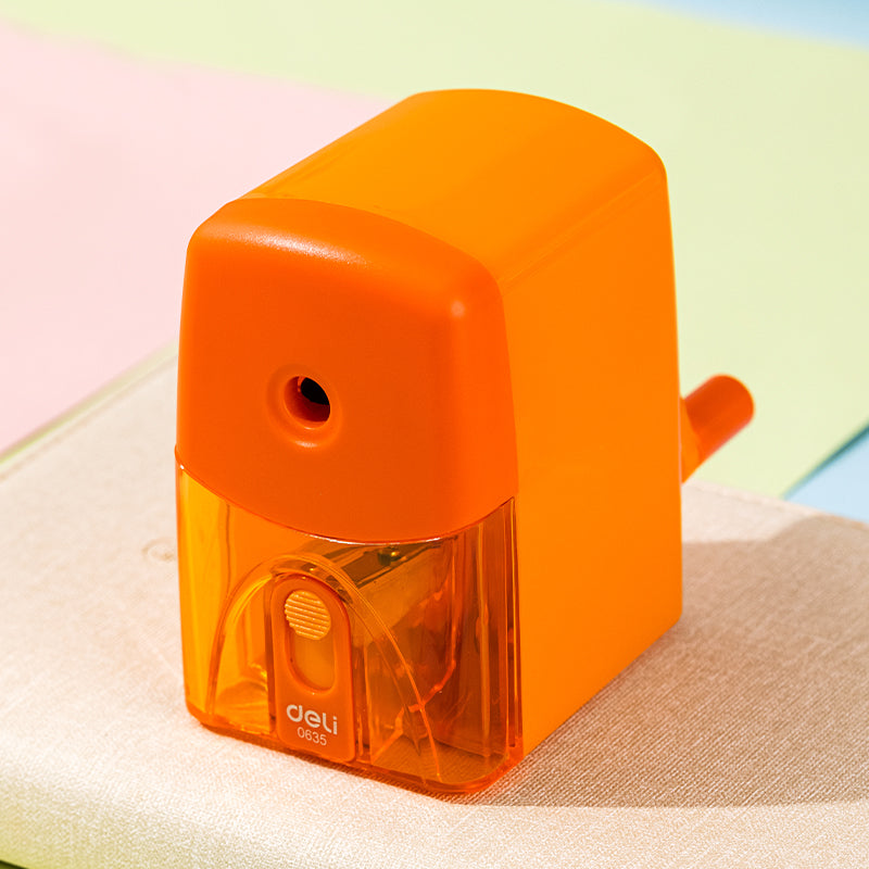 Deli Stationery-   Rotary Pencil Sharpener(Assorted)(Pcs) (SKU: E0635)