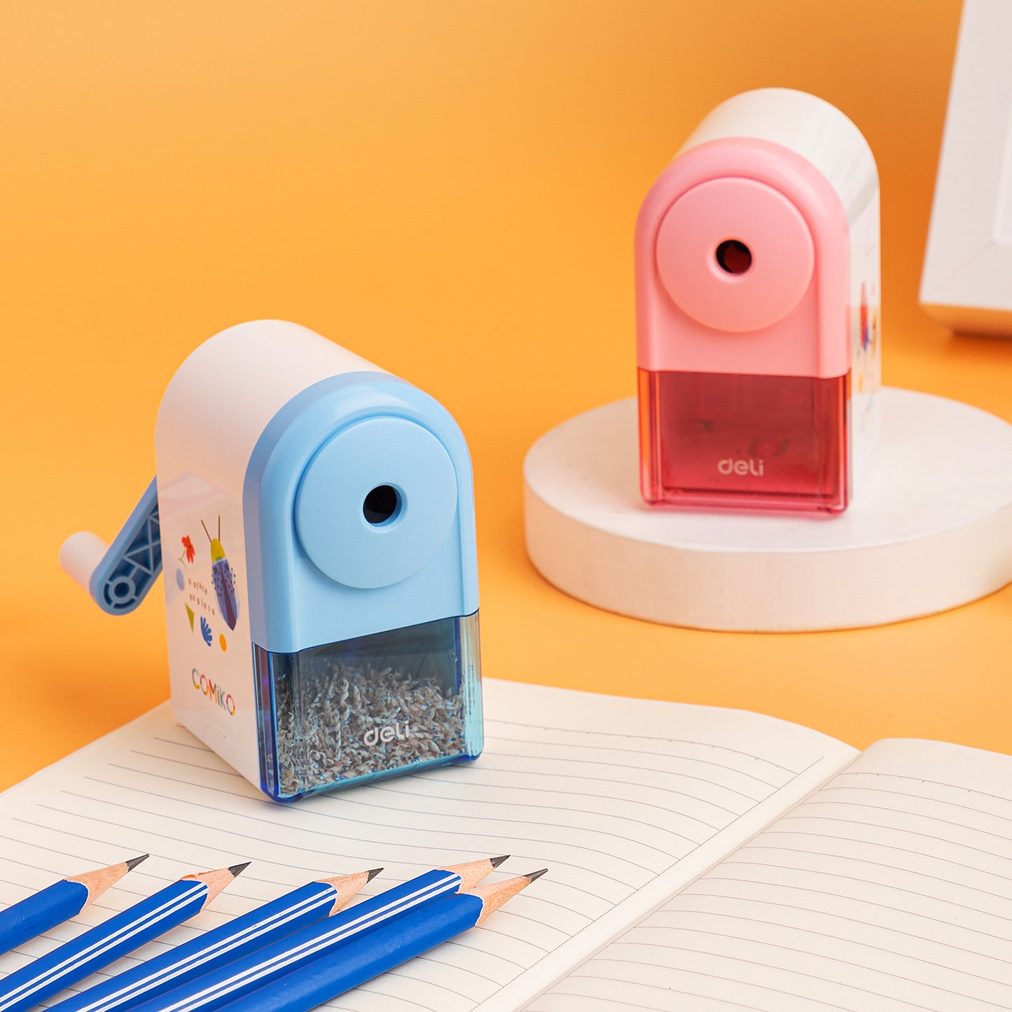 Deli Stationery-   Rotary Sharpener (SKU: E0641S)