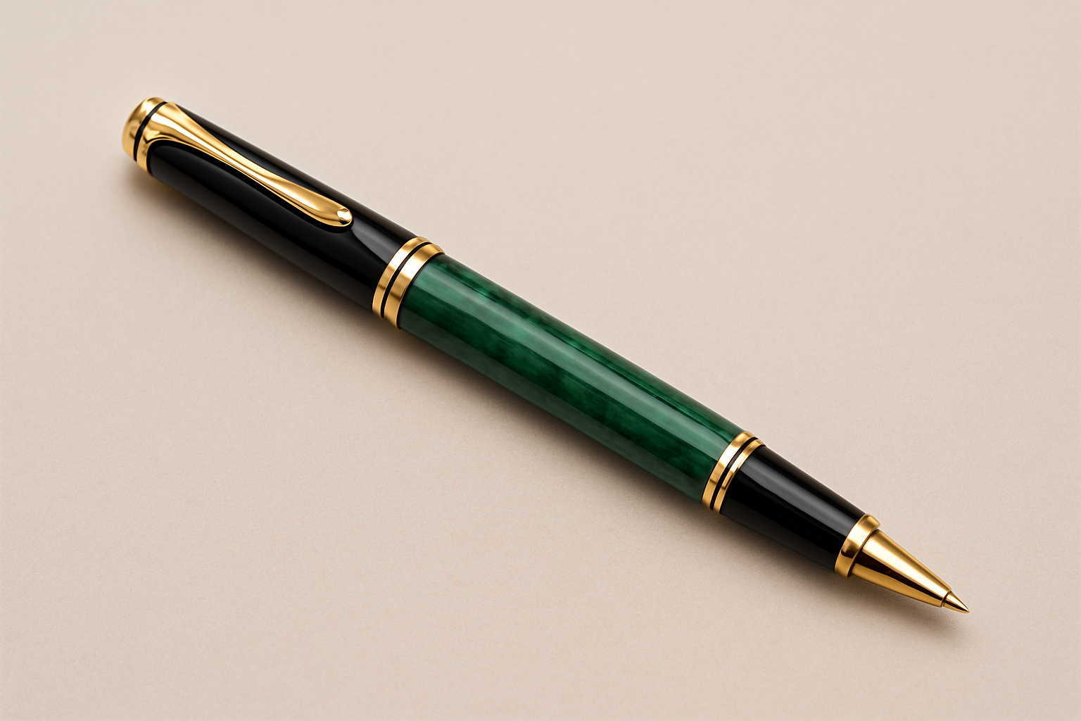 Pelikan FW-   	Classic K 200 BP, Green-marbled w/ gold (SKU: 987727)