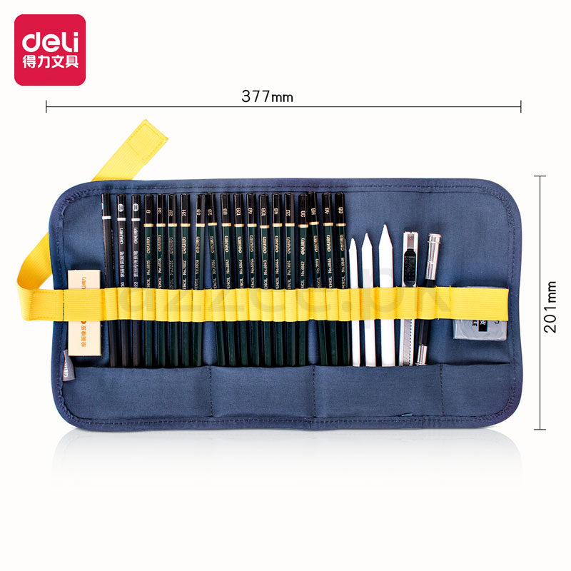 DELI STATIONERY - Sketching Pencil Set (SKU: E58125)