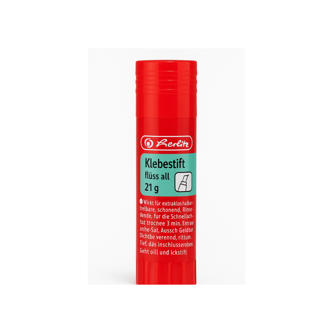 Herlitz-  Glue Stick 21gm Solvent Free(SKU:10410520)