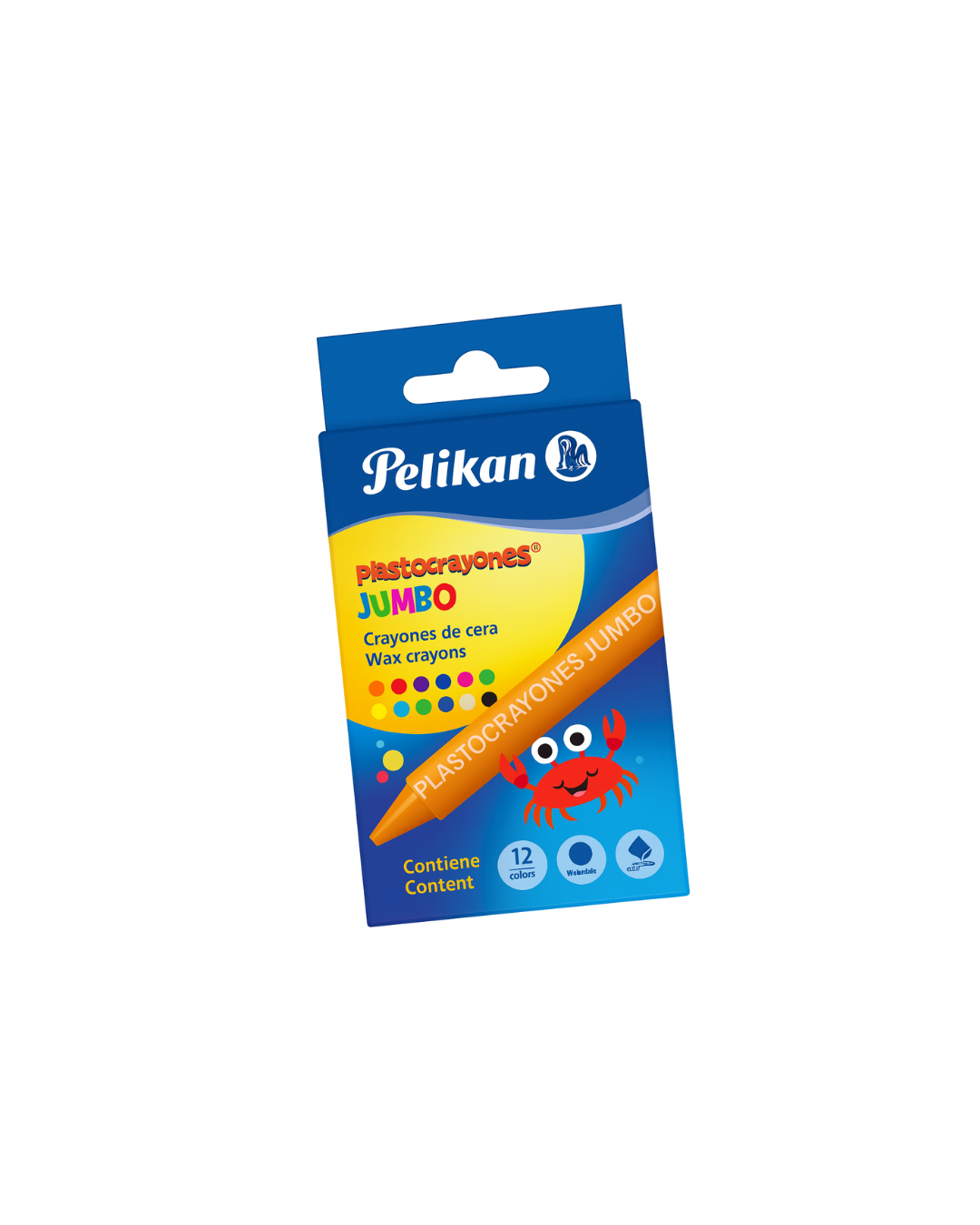 Pelikan Stationery-     Crayons Jumbo Box - 12`s (SKU: 50601200)