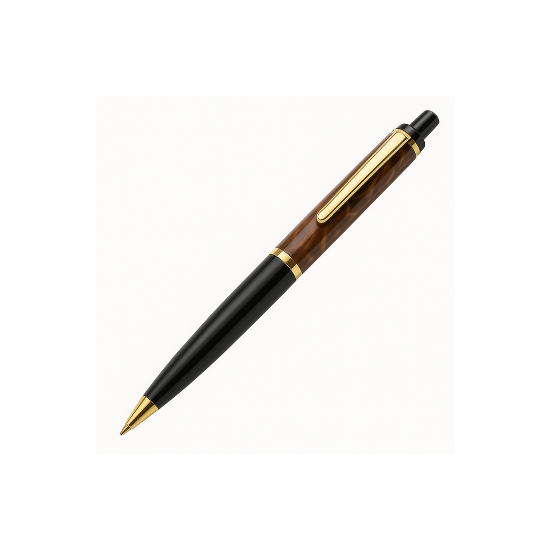 Pelikan Stationery-    Fine Writing Classic K 200 BP, brown-marbled w/ gold (SKU: 808965)