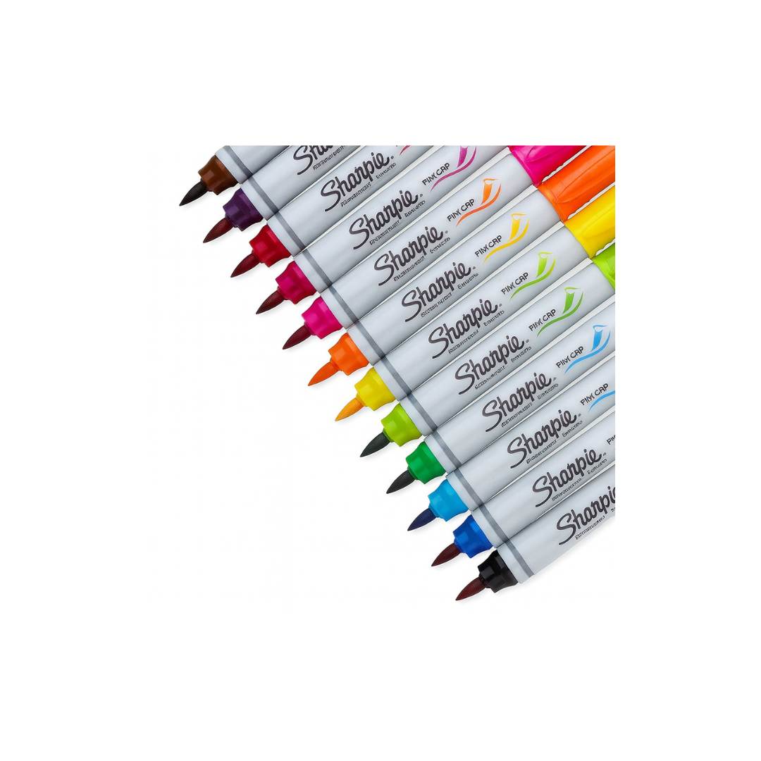 Sharpie- 	SHARPIE BRUSH TIP 12CD KR (SKU: 1810704)