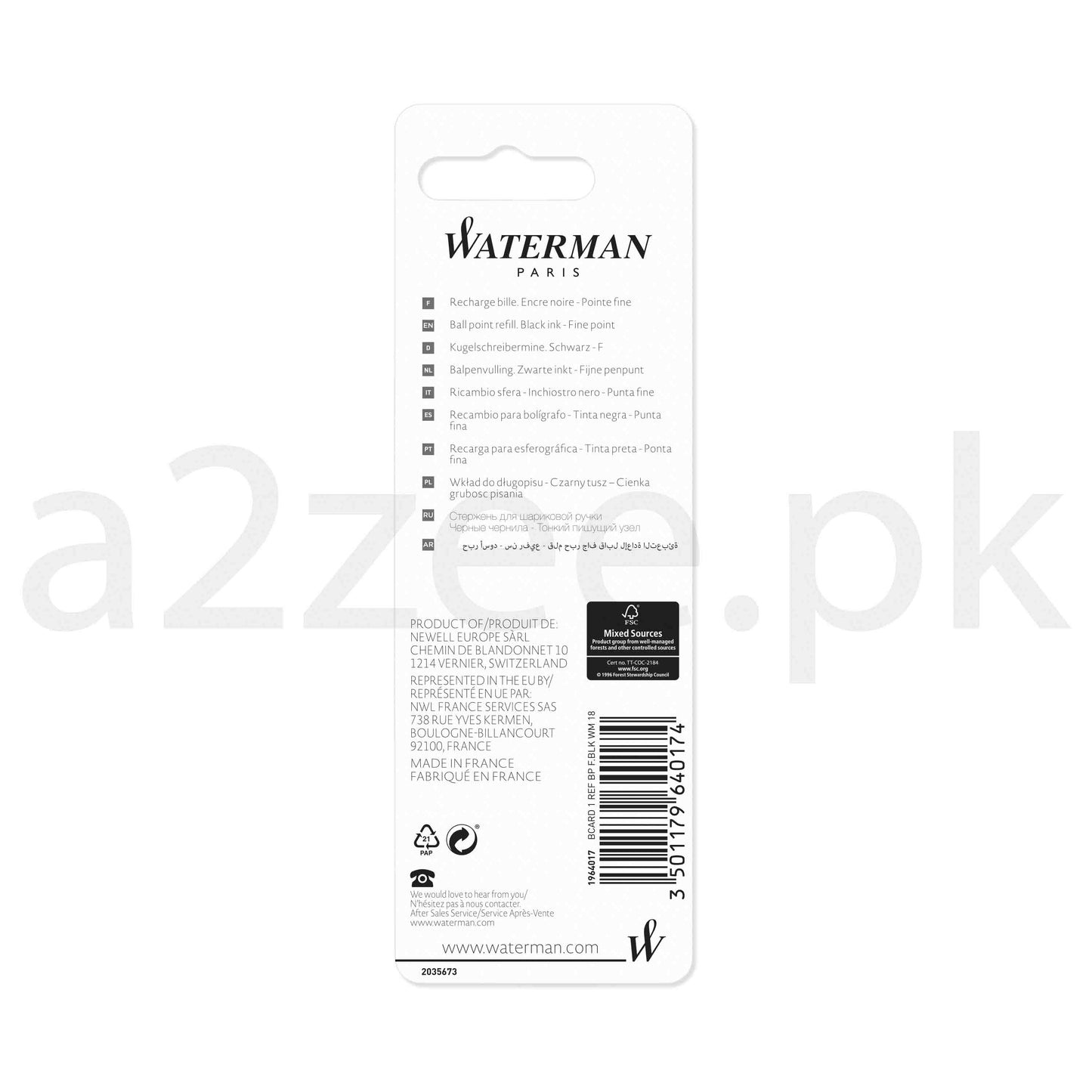 Waterman Stationery - Refill Ball Pen
