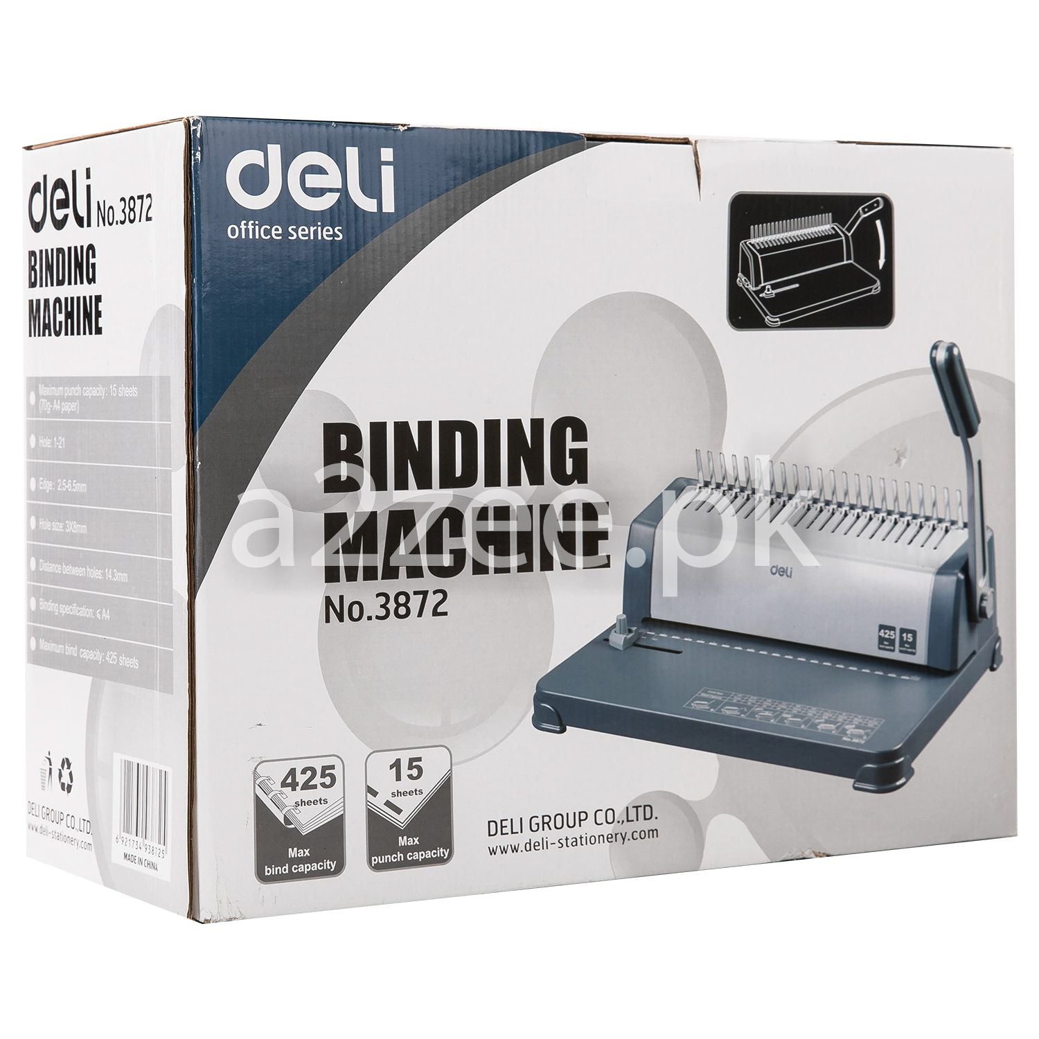 Deli Stationery - Binding Machine & Consumables - 01 Per Piece (SKU: E3872)