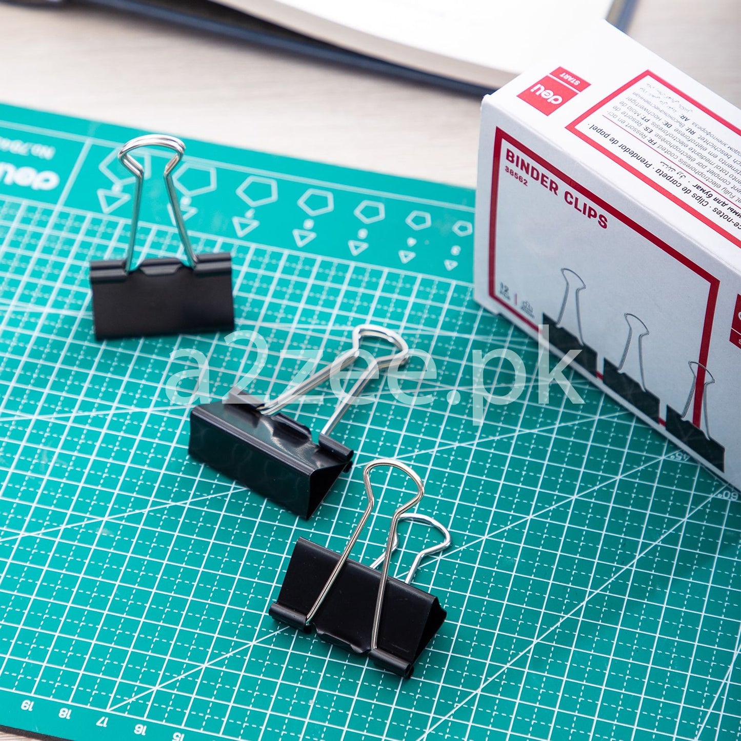 Deli Stationery - Binder Clip (12 Clips Per Box)